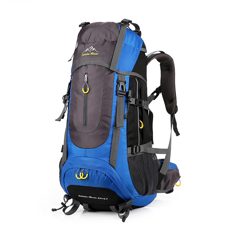 60L Blue Camping Backpack